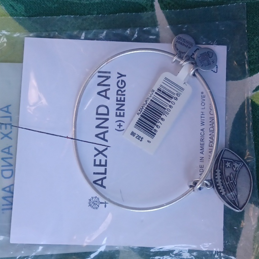 Alex and Ani Silver NFL Bracelet